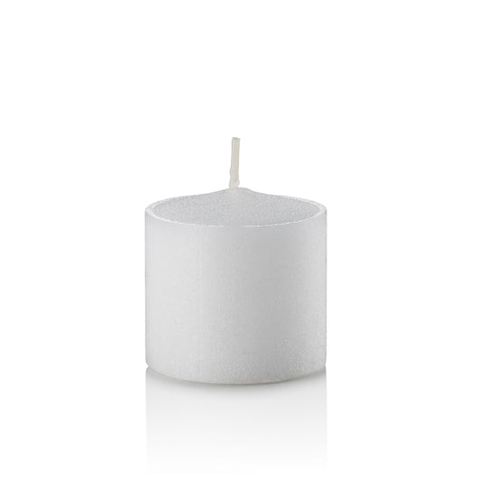 10 Hour White Votive Church Candles, Unscented, Set of 432, 72-pk x 6