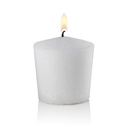 15 Hour Tapered White Votive Church Candles, Set of 144