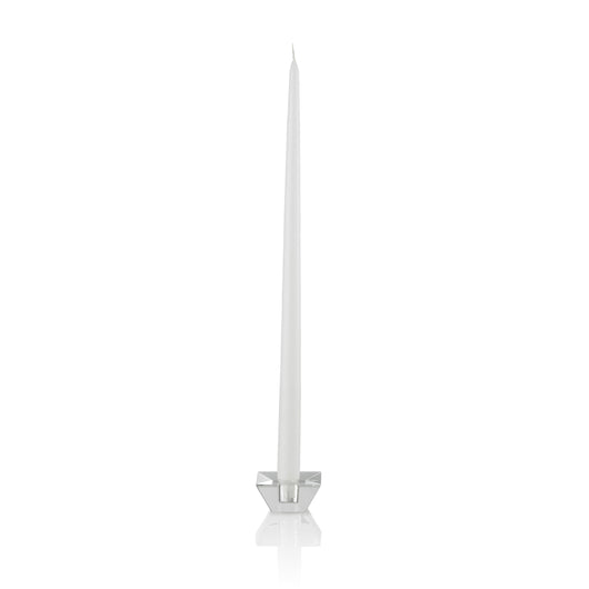 White Taper Candles, 18 Inch, Set of 144