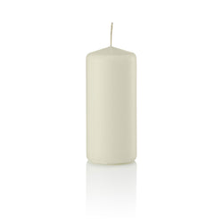 2 x 4 1/2 Inch Ivory Pillar Candles, Unscented Set of 36