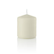 3 x 3 1/2 Inch Ivory Pillar Candles, Unscented Set of 6