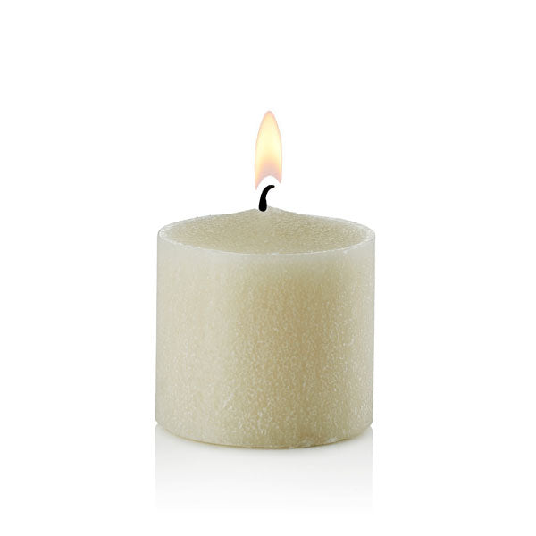 10 Hour, Ivory Votive Candles, Unscented, Set of 288