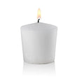 15 Hour Tapered White Votive Church Candles, Set of 144