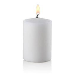 15 Hour White Votive Church Candles, Straight Sided, Unscented, Set of 288