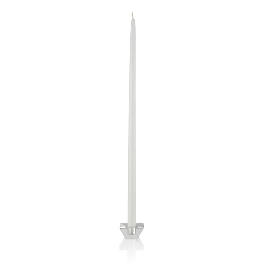 Wedding Taper Candles, White, 24 Inch, Set of 144