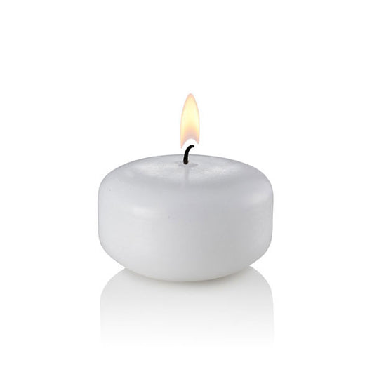 White 2" Floating Wax Candle - Bulk Event Pack - Potomac