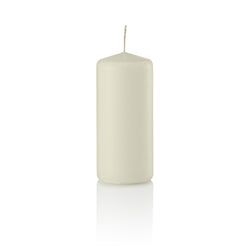 2 x 4 1/2 Inch Ivory Pillar Candles, Unscented Set of 36