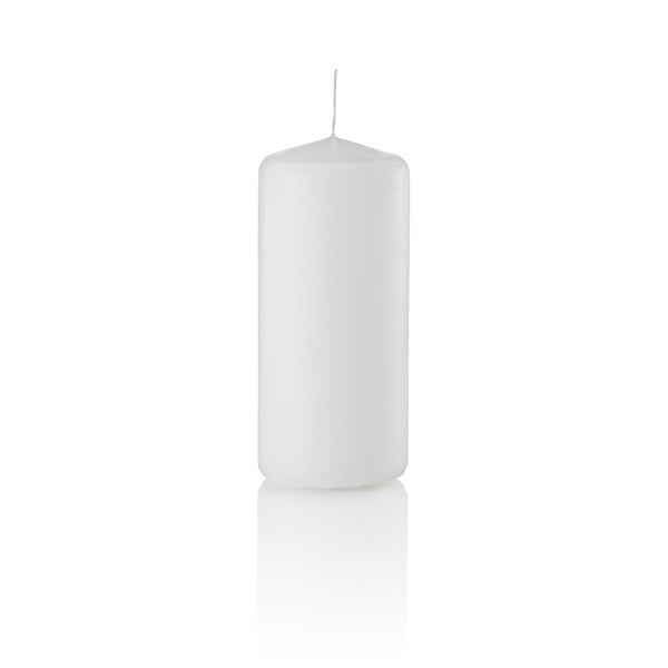 2 x 4 1/2 Inch White Pillar Candles, Unscented Set of 36