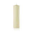 Vanilla Pillar Candles, Unscented 3 x 11 Inch, Set of 12