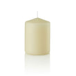 3 x 4 Inch Vanilla Pillar Candles, Unscented Set of 12