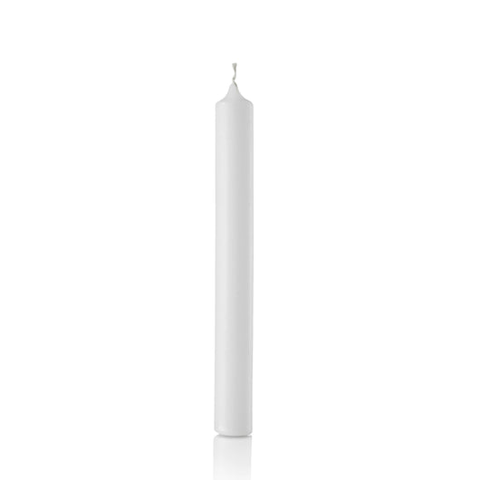 White Wedding Utility Candles, Small Diameter, Set of 480